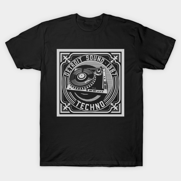 Detroit Techno T-Shirt by mrspaceman